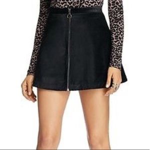 NWOT Free People Funkytown Flared Velvet Mini